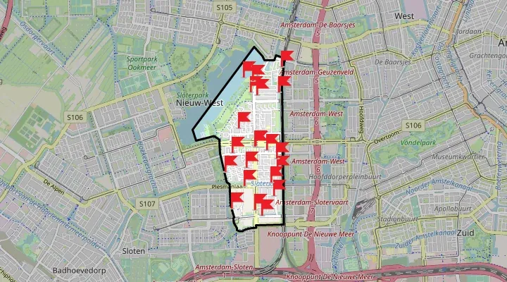 Voorbeeld van een pagina waarop bewoners een locatie kunnen aandragen